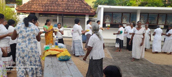 Sethpatha Bodhi Puja Pingkam for New Year at Magammana Purana Temple (2023-01-02)